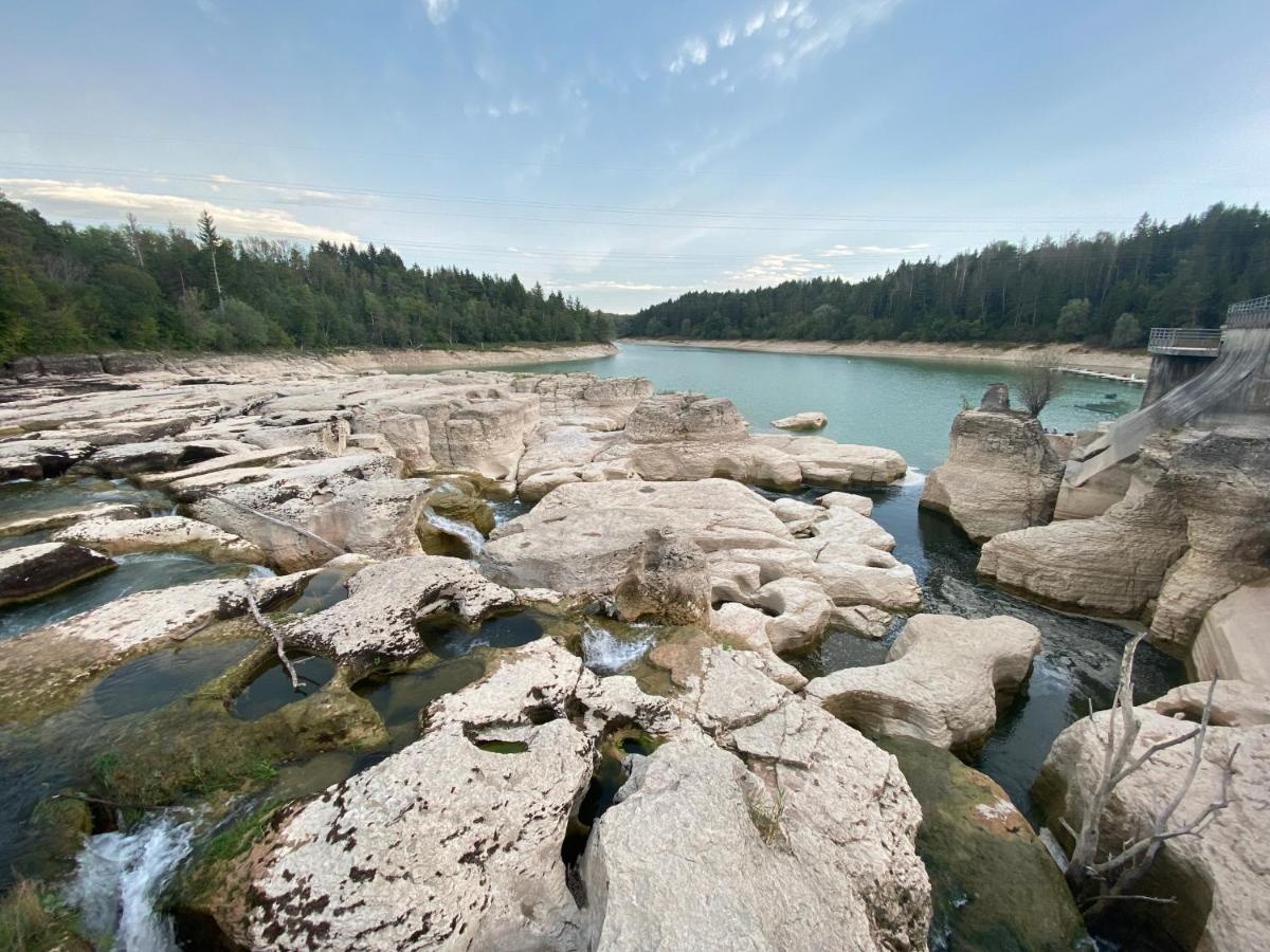 La Grande Marmite Du Lac De Vouglans Villa Pont-de-Poitte Esterno foto