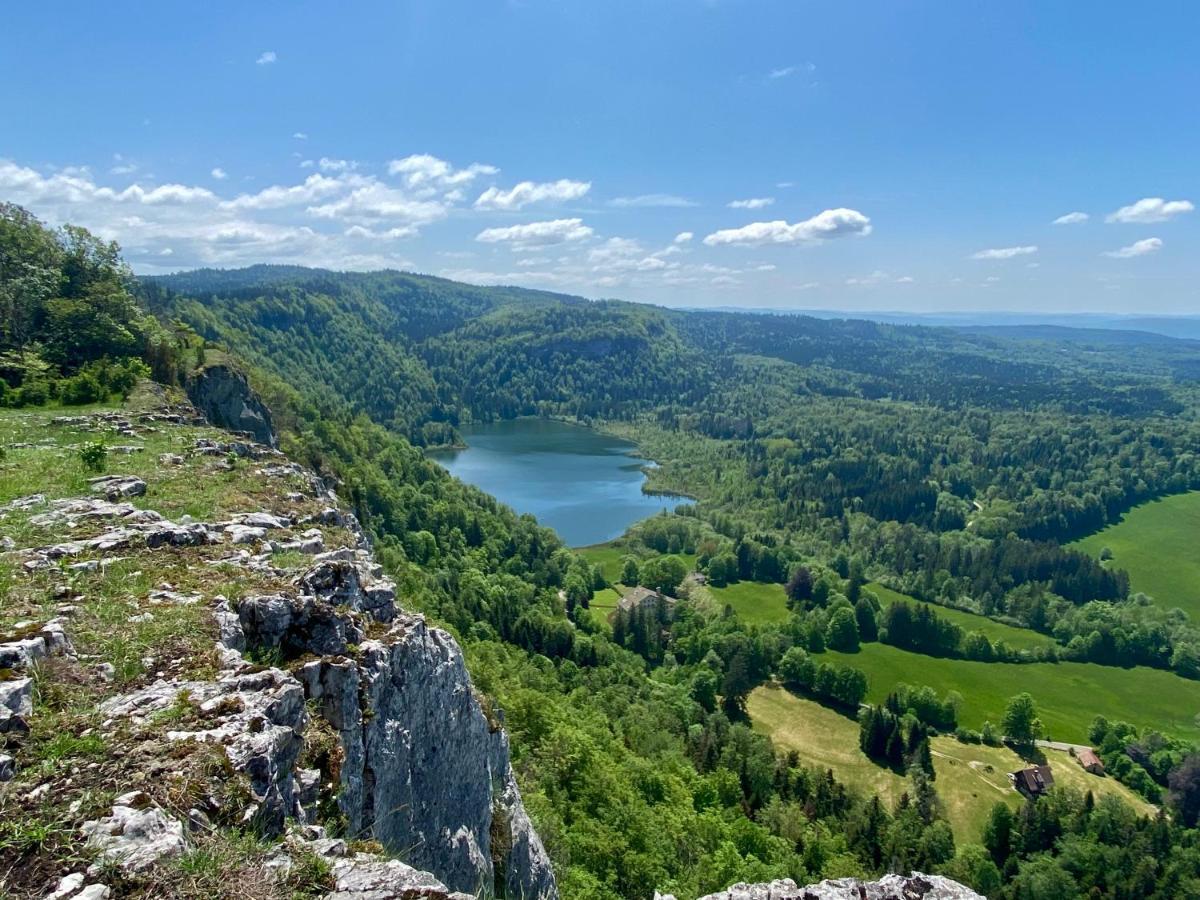 La Grande Marmite Du Lac De Vouglans Villa Pont-de-Poitte Esterno foto