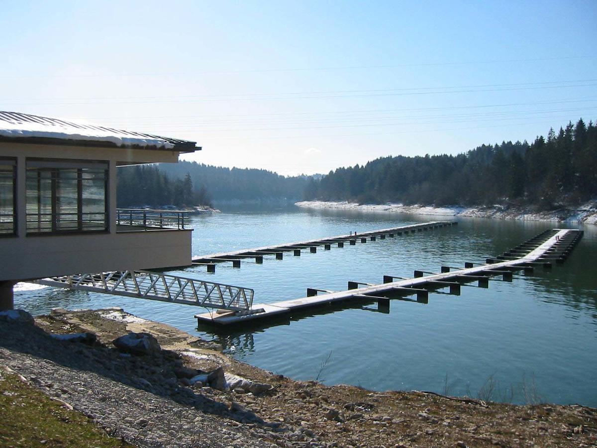 La Grande Marmite Du Lac De Vouglans Villa Pont-de-Poitte Esterno foto